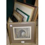 Various reproduction prints of 18th cent