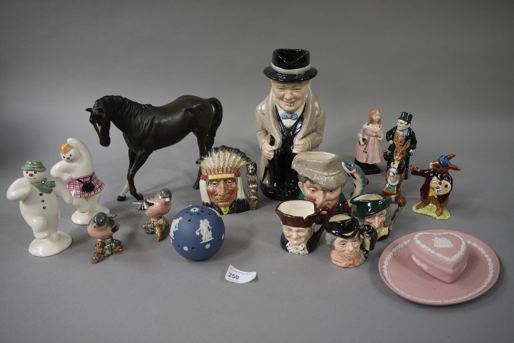 Royal Doulton figures and animals includ