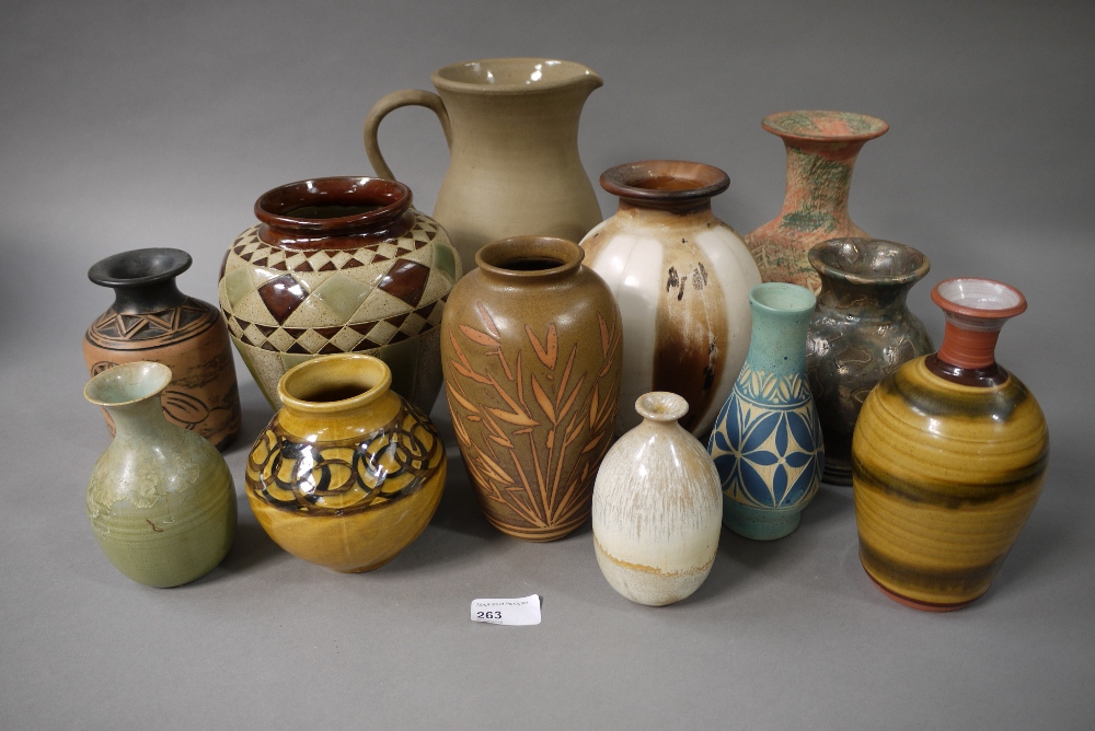 Decorative pottery, vases and jugs