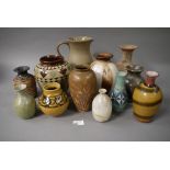 Decorative pottery, vases and jugs