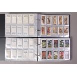 A collection of cigarette cards to two b