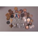 Miscellaneous coins, medallions, etc inc