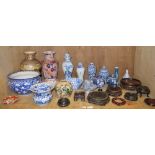 A collection of Chinese blue and white l