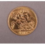 George V Half Sovereign 1913 GVF