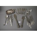 Victorian and later flatware including f