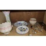 A quantity of Spode pottery dinner ware,
