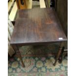 A 19th century mahogany rectangular tabl