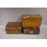 A Victorian figured walnut and cut glass jewellery box, the interior lined in buttoned silk,