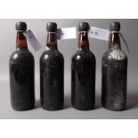 Cockburn's 1963 Vintage Port, UK bottled, plain capsules, 4 bottles,