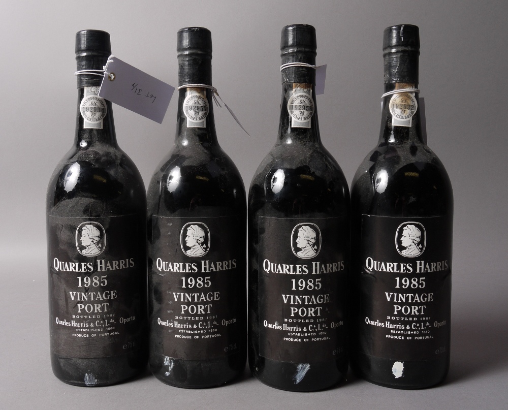 Quarles Harris 1985 Vintage Port, 4 bottles,