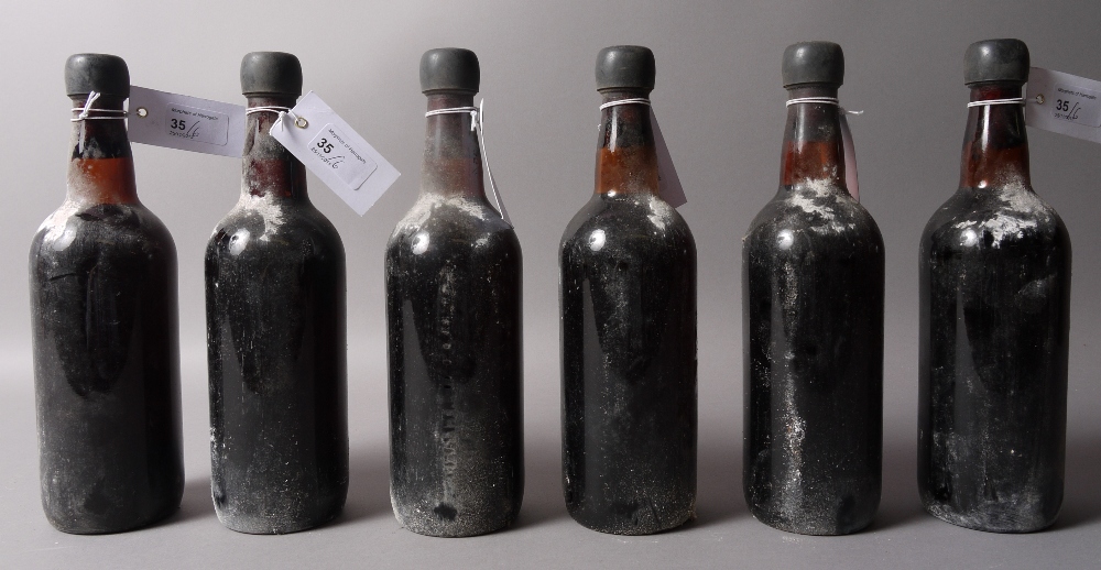 Taylor's 1963 Vintage Port, UK bottled, branded and dated capsules, 6 bottles,