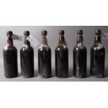 Taylor's 1963 Vintage Port, UK bottled, branded and dated capsules, 6 bottles,