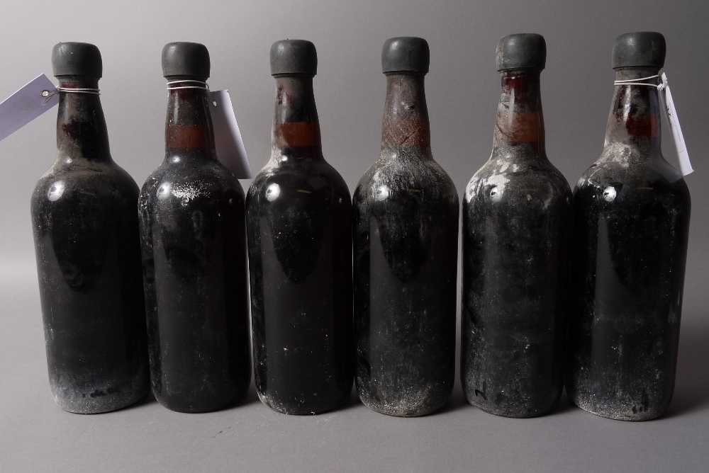 Taylor's 1963 Vintage Port, UK bottled, branded and dated capsules, 6 bottles,