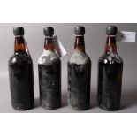 Cockburn's 1963 Vintage Port, UK bottled, plain capsules, 4 bottles,