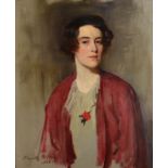 ARR SIR OSWALD HORNBY JOSEPH BIRLEY (1880-1952), portrait of a young woman, half length, facing,