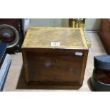 A 19th Century Mahogany And Cross Banded Tea Caddy