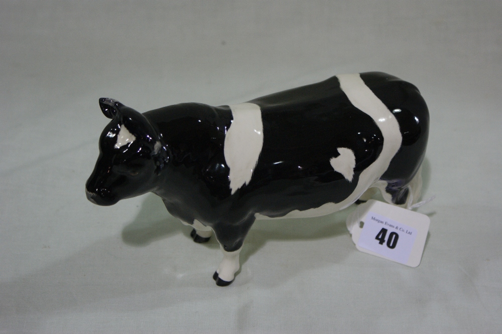 A Beswick Model Friesian Bull, Champion Coddington Hilt Bar