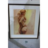 C Turner, A Female Nude Study, Signed