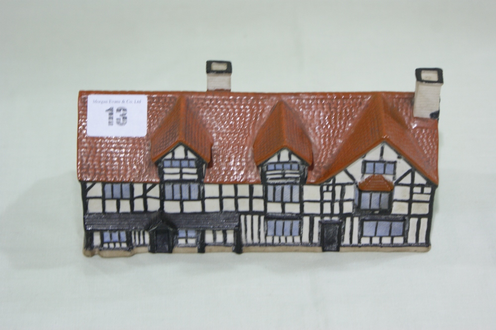 A W H Goss Model Of Shakespeare's House
