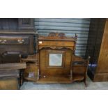 An Edwardian Over Mantle Mirror