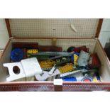 A Suitcase Of Vintage Meccano Pieces