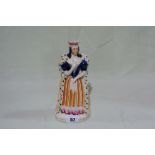 A Staffordshire Pottery Model Of A Young Queen Victoria