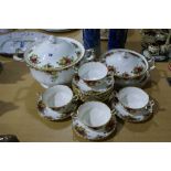 A Selection Of Royal Albert Old Country Roses Pattern Tea And Dinner Ware Including A Two Handled