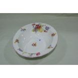 A Shelley Floral Spray Decorated Oval Pie Dish