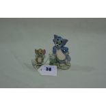 A Pair Of Wade Porcelain Figures, Tom And Jerry