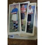 A Collection Of Large Size Football Related Picture Cards