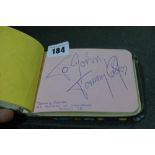 An Interesting 1970s Autograph Book Containing The Signatures Of Amongst Others: