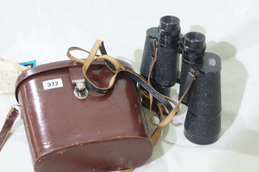A Cased Pair Of Vintage Binoculars