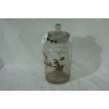 An Early 20th Century Confectionery Jar With Traces Of Original Paper Label Depicting Menai