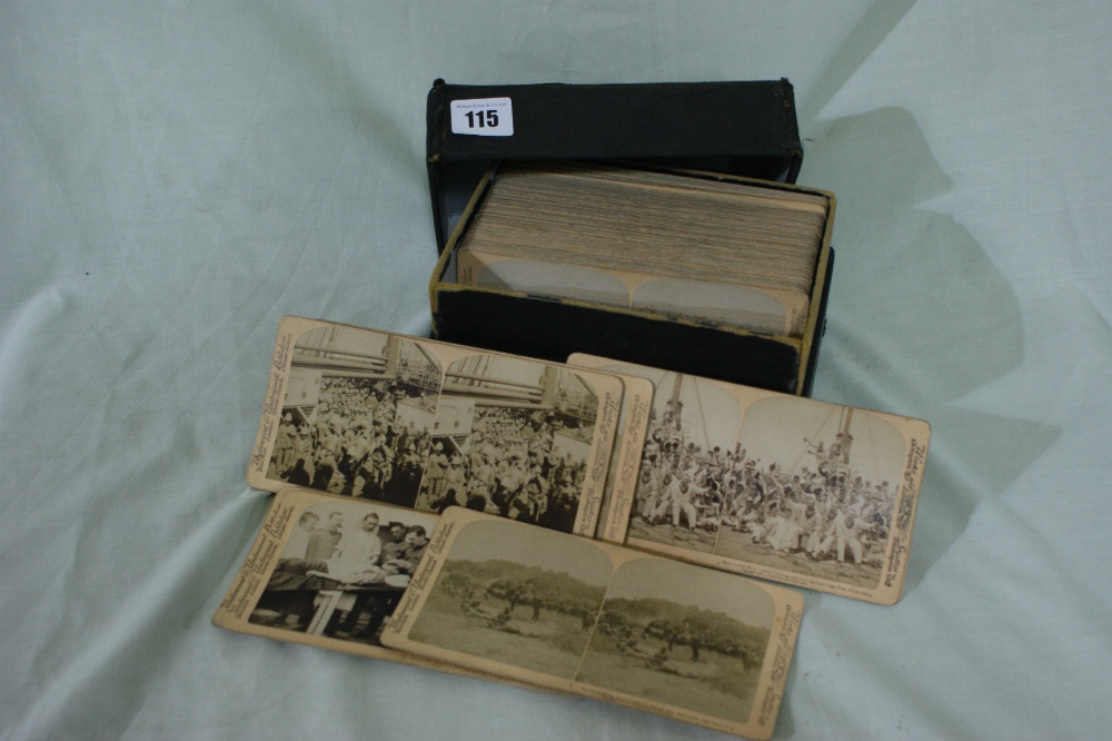 A Parcel Of Approximately 66 Underwood & Underwood Stereoscope Cards Depicting Scenes And Views Of