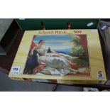 A Limited Edition Wooden Jigsaw Puzzle "Dame Leonilla"