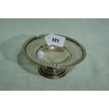 A Silver Plated Bonbon Dish Marked Sumners, Llandudno