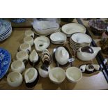 An Extensive Collection Of Carlton Ware Cream Ground And Brown Decorated Dinner And Breakfast Ware