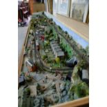 An Extensive And Well Detailed Hand Crafted Railway And Landscape Model Showing Many Aspects Of