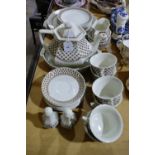 A Good Selection Of Adams Pottery Sharon Pattern Tea And Dinner Ware