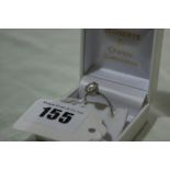 A Platinum Set Diamond Solitaire Ring