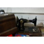 A Cased Sewing Machine