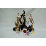 Three Contemporary Limited Edition Collectors Figures Together With A Group Of Eleven Royal
