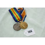 A First World War Victory Medal And War Medal Awarded To 267015 Private R Jones, Monmouth Regiment