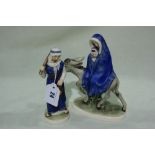 A Pair Of Goebbels China Nativity Figures By Robson
