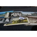 A Parcel Of Mixed Postcards Including Some Local Interest