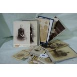 A Parcel Of Victorian Period Photographic Portrait Cards Including Some Of Local Interest