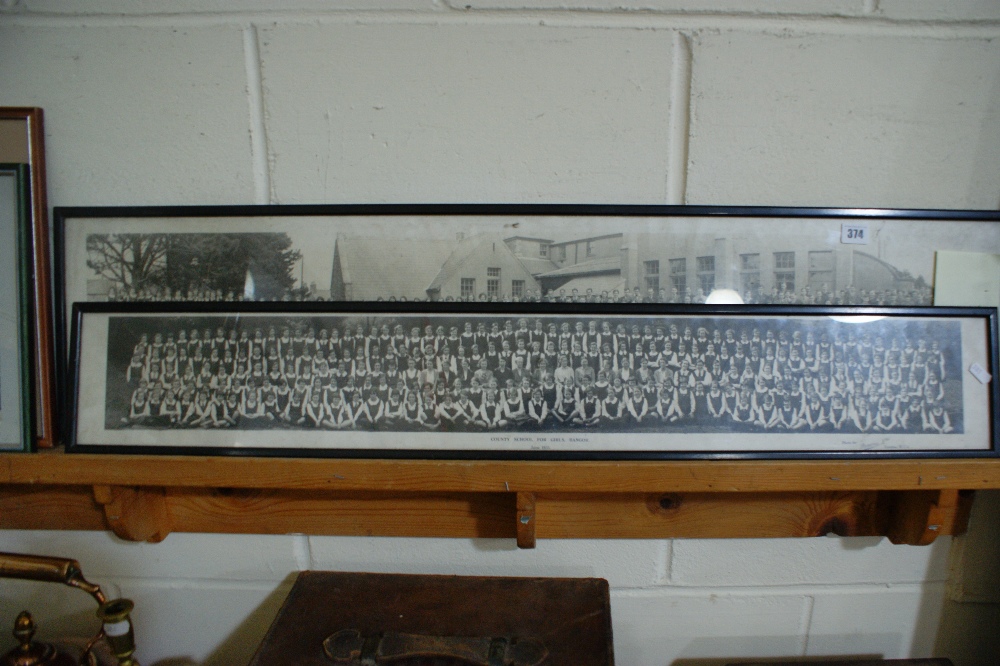 A Framed Photograph Of Bangor County School For Girls, June 1935 Together With A Framed Photograph