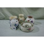 Five Poole Pottery Radford & Honiton Pieces