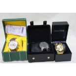 Three Boxed Collectable Wrist Watches