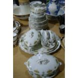 A Quantity Of Edwardian Period Staffordshire Pottery Transfer Decorated Dinner Ware